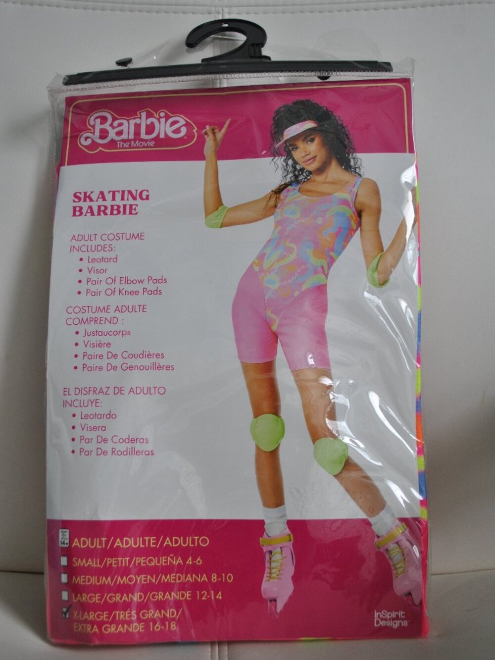 Skating Barbie Halloween Costume Adult Womens XL 16-18 InSpirit NEW